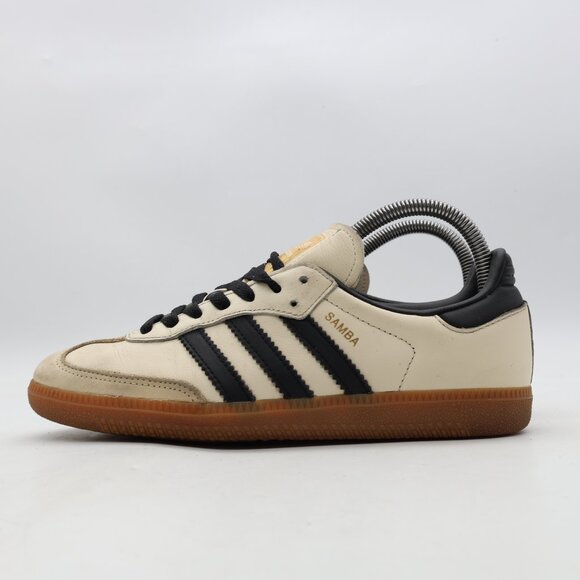 Adidas Samba OG Cream White Sand Strata Women's 6.5 Cream Sports Sneaker ID0478 - Picture 4 of 12